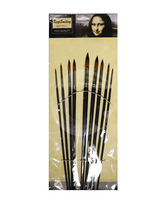 Keep Smiling Paint Brush set Round shape 9Pcs